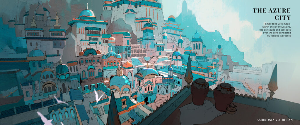 The mountain cities of Draconia.