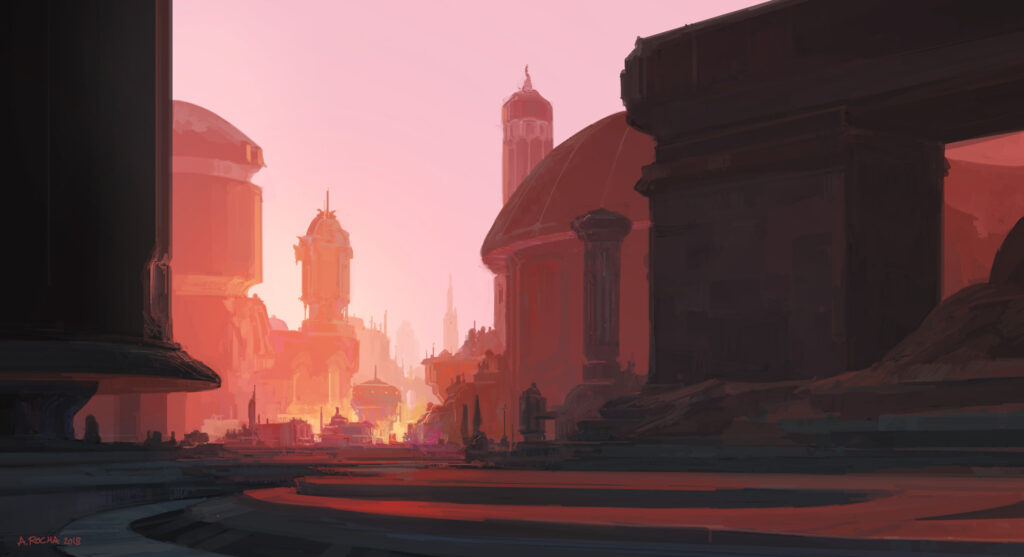 The coastal city of Cyraal.