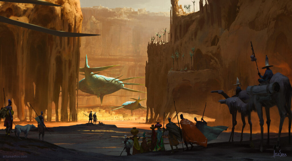 Pilgrimage through the canyons.