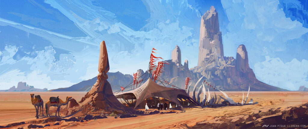 Outpost for Vast pilgrims.
